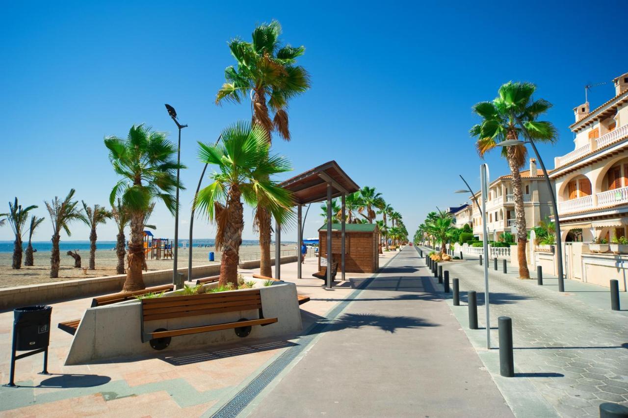 Blue House In Santa Pola Apartment Bagian luar foto