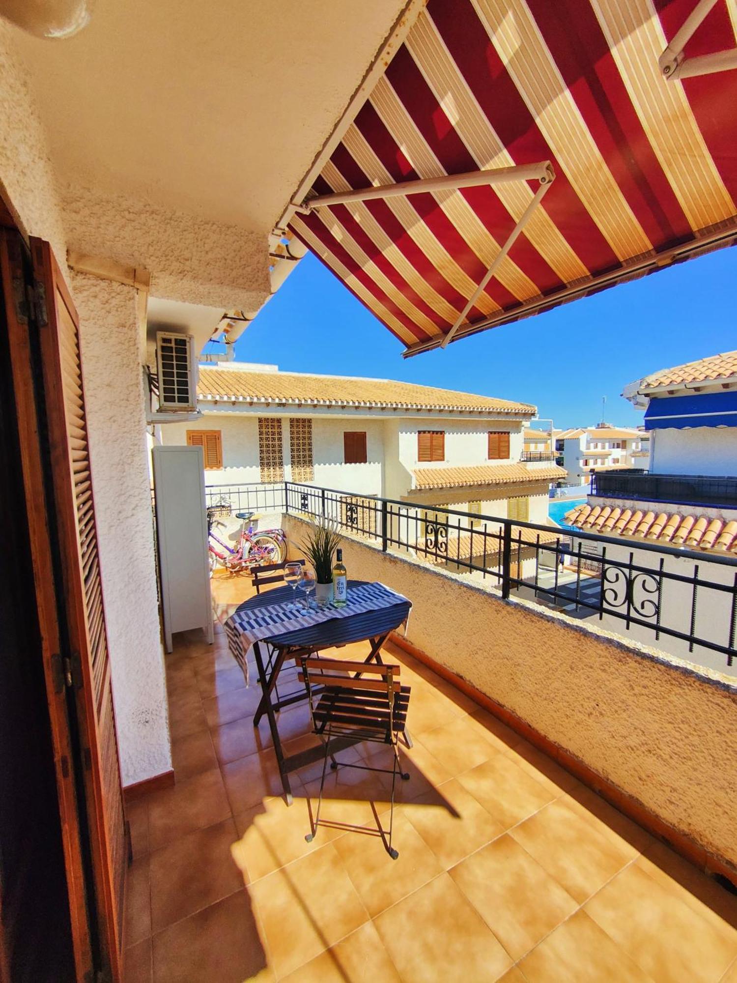 Blue House In Santa Pola Apartment Bagian luar foto
